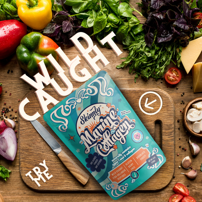 Skinnly Collagen Peptides 3 Pack- Marine, Beef & Multi-Collagen- Unflavored- 8oz